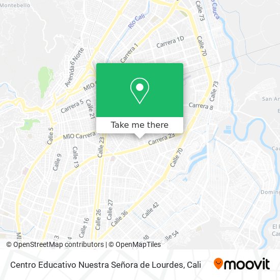 Centro Educativo Nuestra Señora de Lourdes map