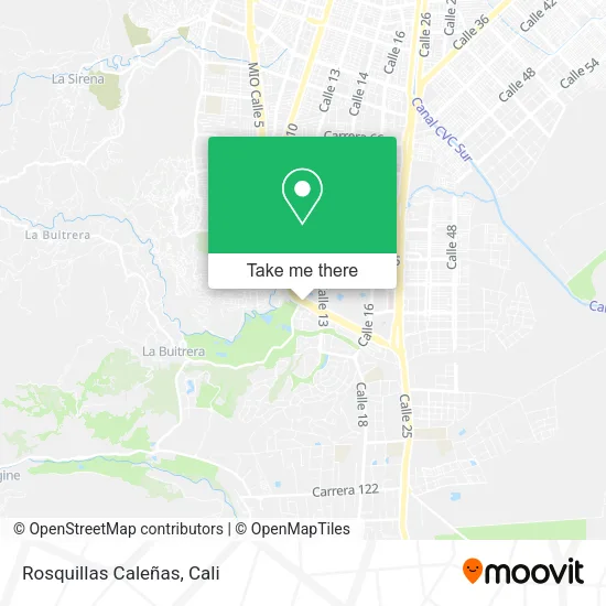 Rosquillas Caleñas map