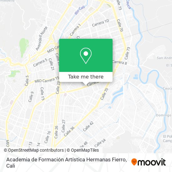 Academia de Formación Artística Hermanas Fierro map