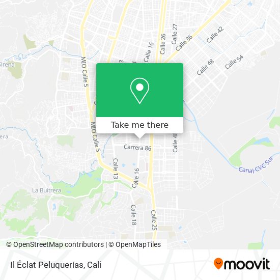Il Éclat Peluquerías map