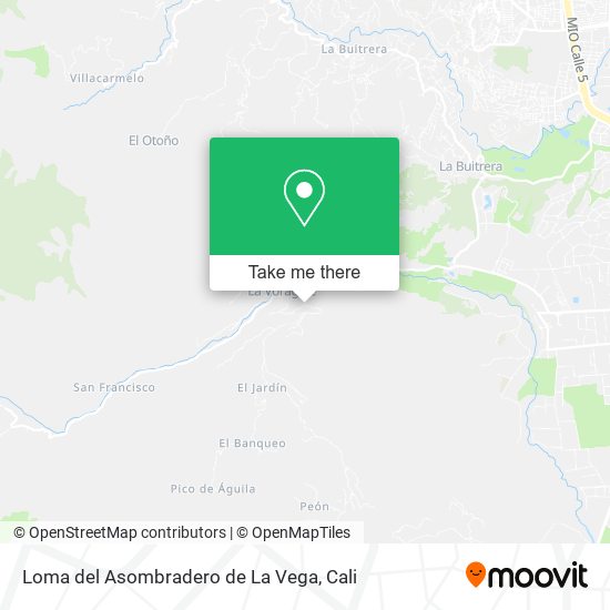 Loma del Asombradero de La Vega map