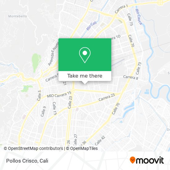 Mapa de Pollos Crisco
