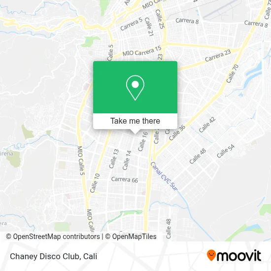Chaney Disco Club map