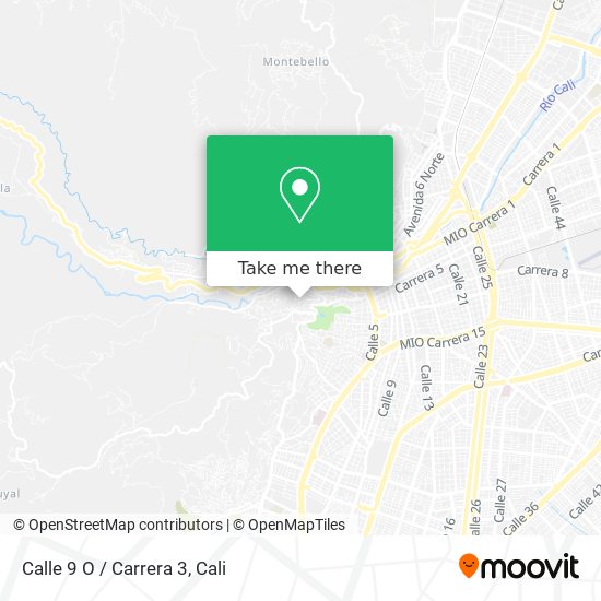 Calle 9 O / Carrera 3 map