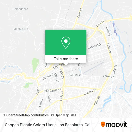 Chopan Plastic Colors-Utensilios Escolares map