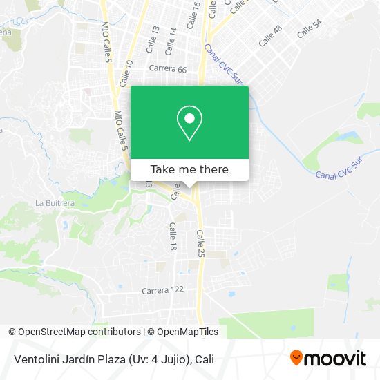 Ventolini Jardín Plaza (Uv: 4 Jujio) map