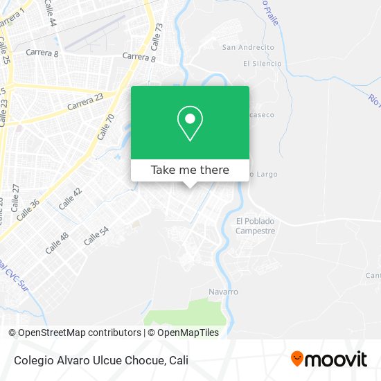 Colegio Alvaro Ulcue Chocue map