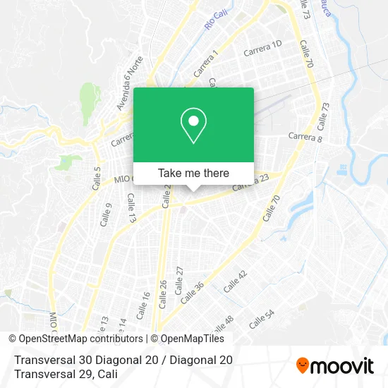 Mapa de Transversal 30 Diagonal 20 / Diagonal 20 Transversal 29