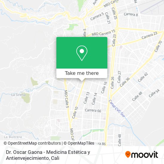 Dr. Oscar Gaona - Medicina Estética y Antienvejecimiento map