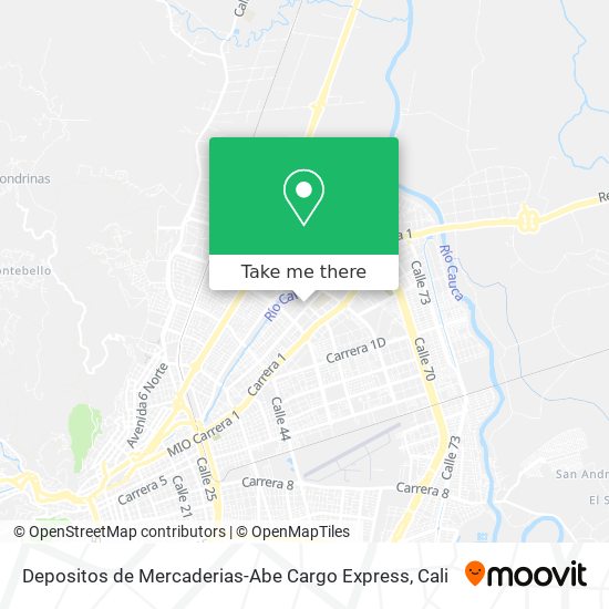 Depositos de Mercaderias-Abe Cargo Express map