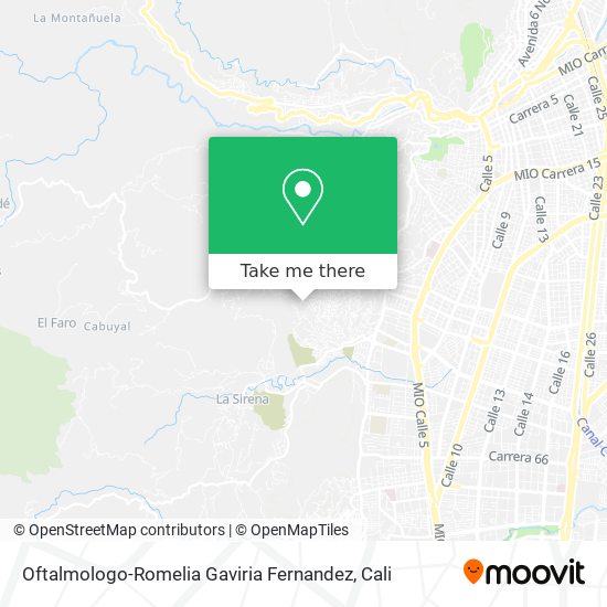 Oftalmologo-Romelia Gaviria Fernandez map