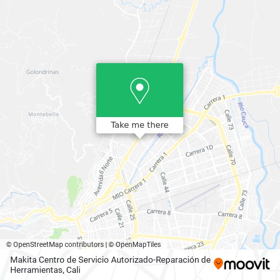 Makita Centro de Servicio Autorizado-Reparación de Herramientas map