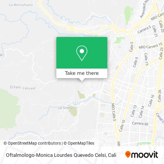 Oftalmologo-Monica Lourdes Quevedo Celsi map
