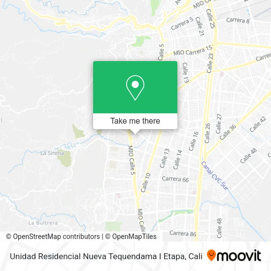 Unidad Residencial Nueva Tequendama I Etapa map