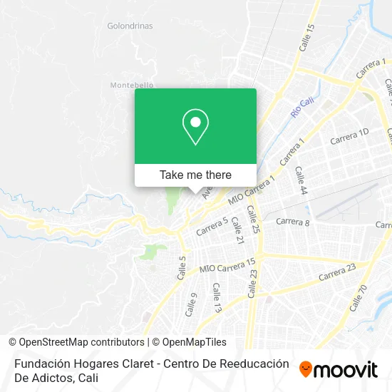 Mapa de Fundación Hogares Claret - Centro De Reeducación De Adictos