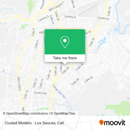 Mapa de Ciudad Modelo - Los Sauces