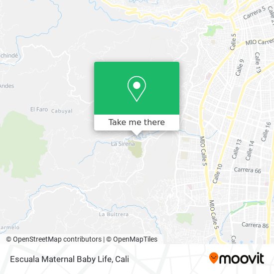 Mapa de Escuala Maternal Baby Life