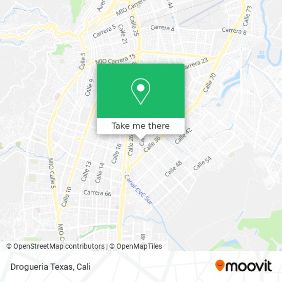 Drogueria Texas map