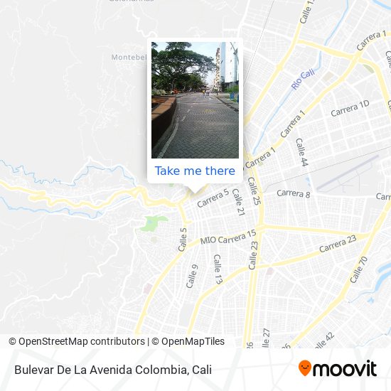 Bulevar De La Avenida Colombia map