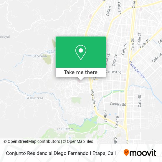 Conjunto Residencial Diego Fernando I Etapa map