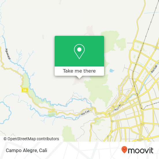 Campo Alegre map