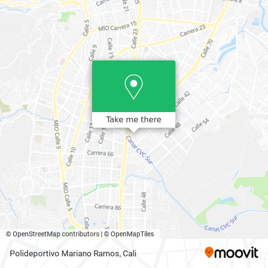 Polideportivo Mariano Ramos map