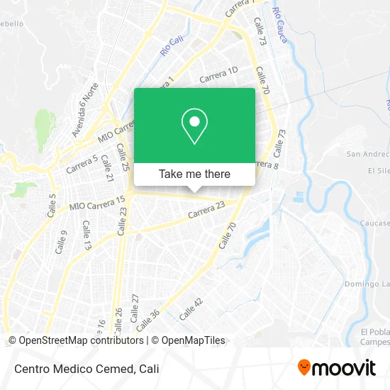 Centro Medico Cemed map