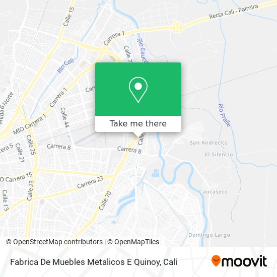 Fabrica De Muebles Metalicos E Quinoy map