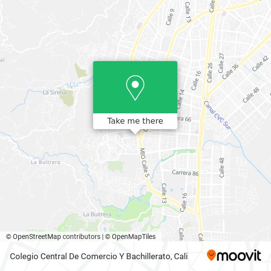 Colegio Central De Comercio Y Bachillerato map