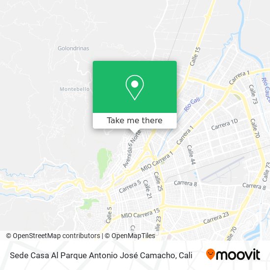 Sede Casa Al Parque Antonio José Camacho map