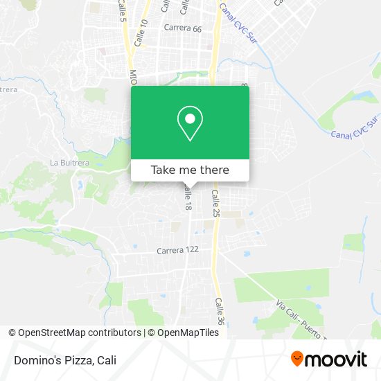 Mapa de Domino's Pizza