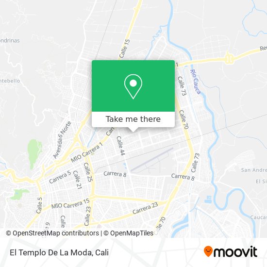 Mapa de El Templo De La Moda