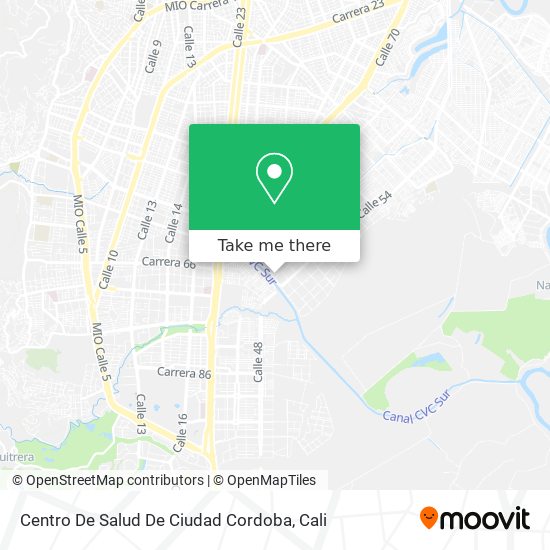 Centro De Salud De Ciudad Cordoba map