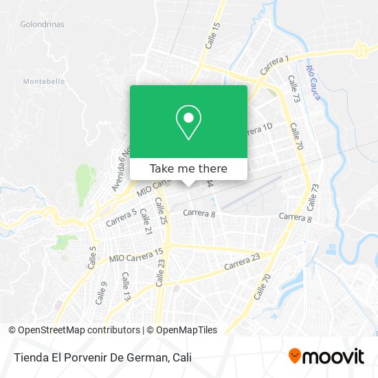 Tienda El Porvenir De German map