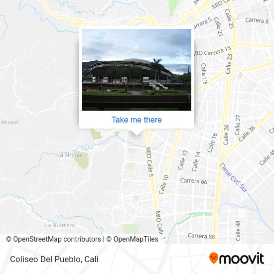 Coliseo Del Pueblo map