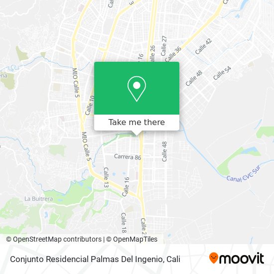 Conjunto Residencial Palmas Del Ingenio map