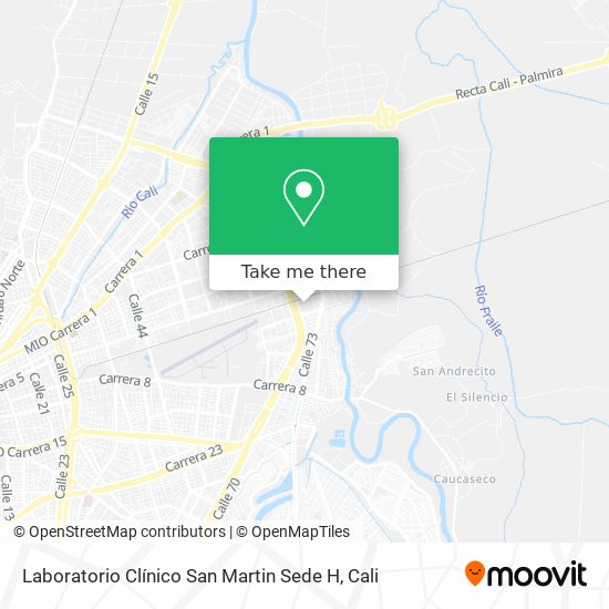 Laboratorio Clínico San Martin Sede H map