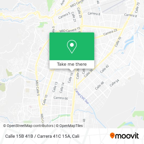 Calle 15B 41B / Carrera 41C 15A map