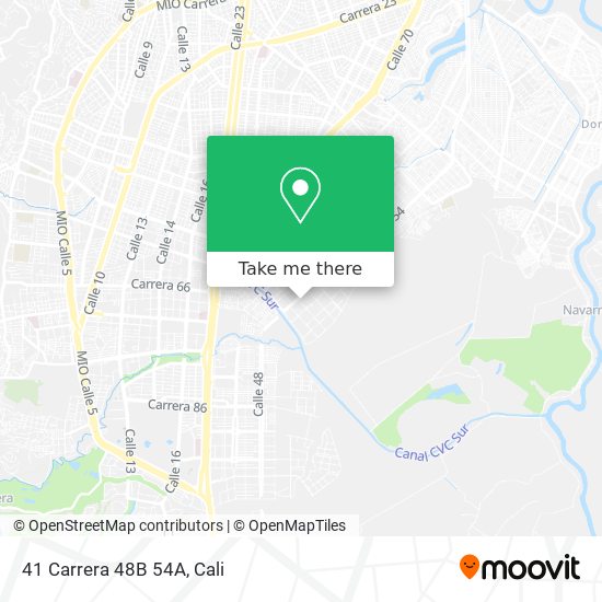 Mapa de 41 Carrera 48B 54A