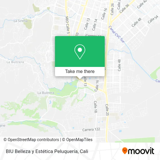 Mapa de BIU Belleza y Estética Peluquería