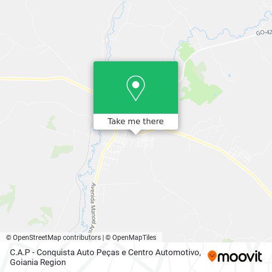 Mapa C.A.P - Conquista Auto Peças e Centro Automotivo