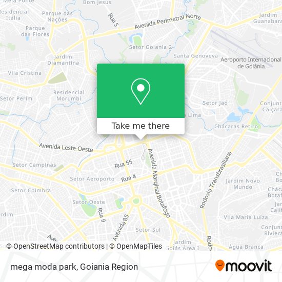 Mapa mega moda park