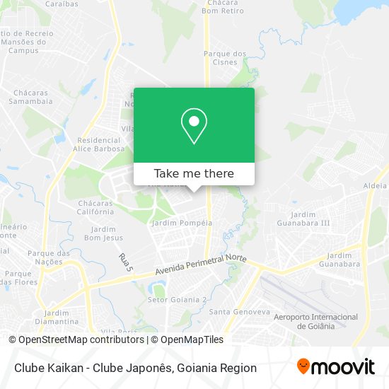 Clube Kaikan - Clube Japonês map