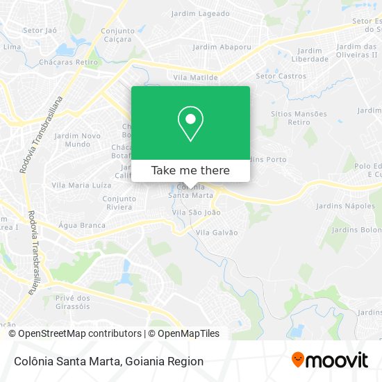 Colônia Santa Marta map
