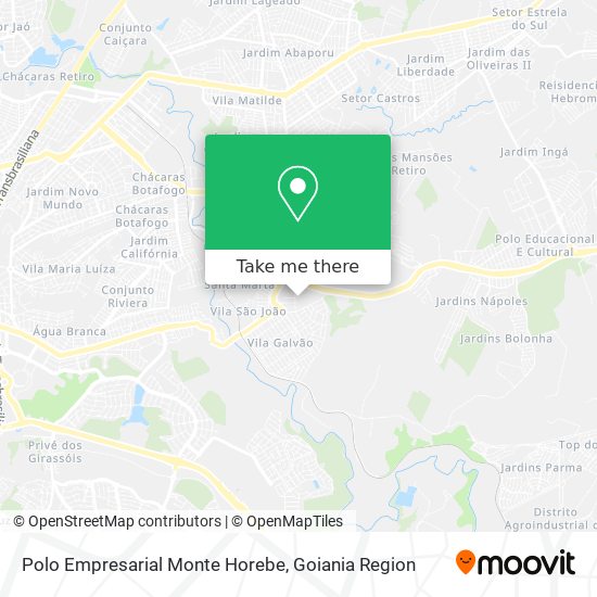 Polo Empresarial Monte Horebe map