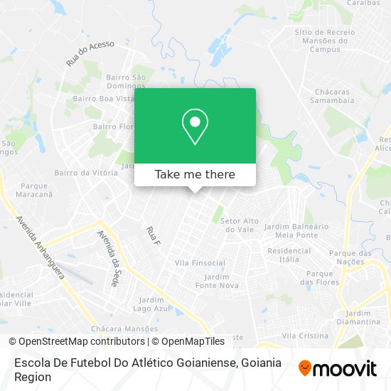 Escola De Futebol Do Atlético Goianiense map