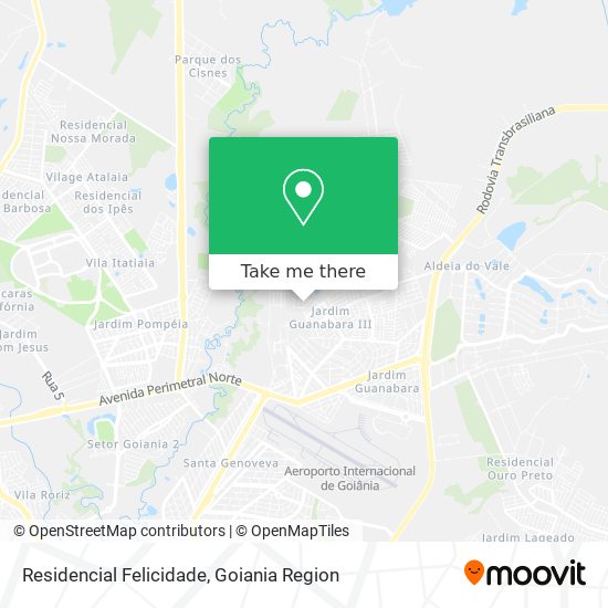 Residencial Felicidade map