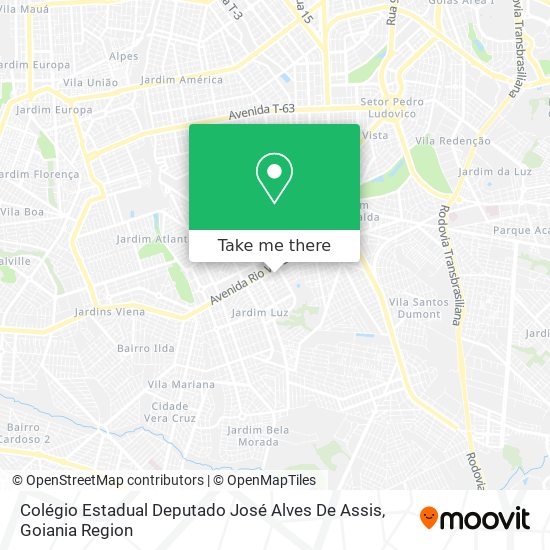 Mapa Colégio Estadual Deputado José Alves De Assis