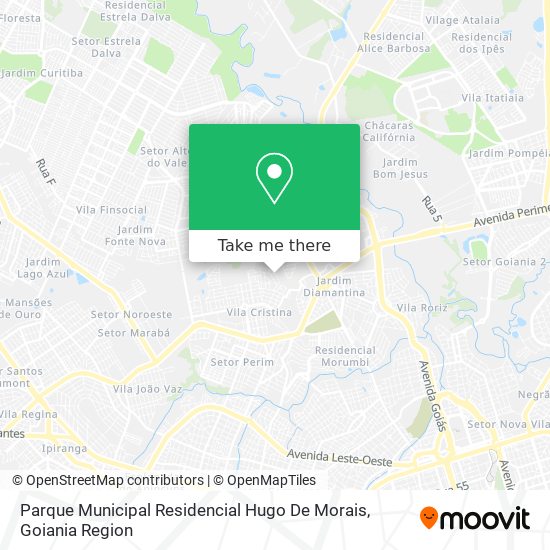 Mapa Parque Municipal Residencial Hugo De Morais