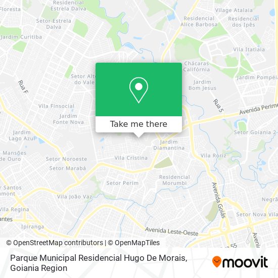 Parque Municipal Residencial Hugo De Morais map